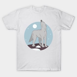 Howling Arctic Wolf T-Shirt